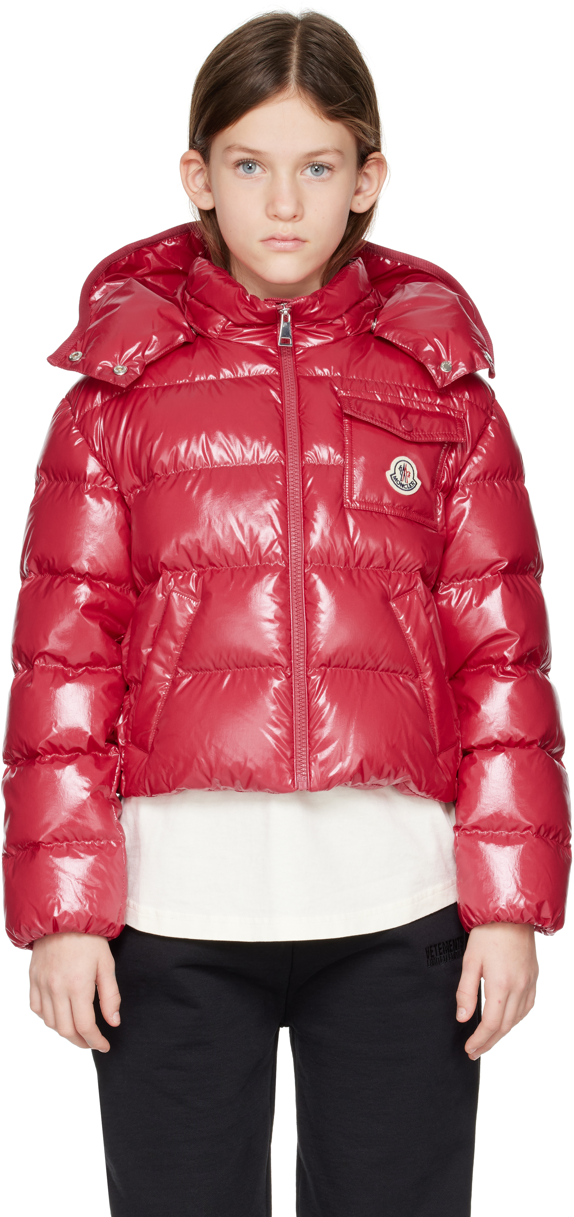 キッズアウター MONCLER 'Cermasa' down jacket Cermasa down jacket in blue - Moncler Enfant | Mytheresa