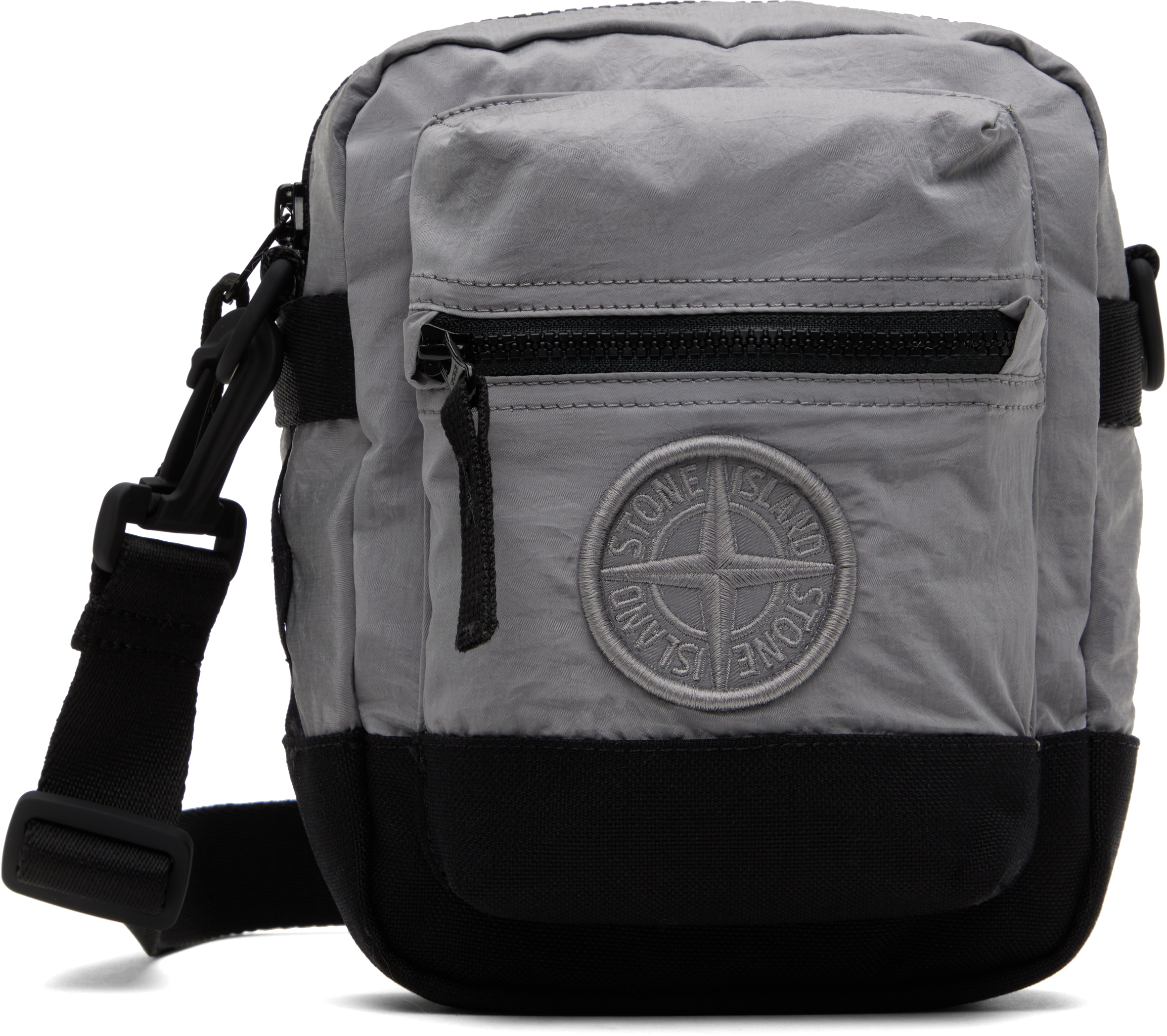 ★正規品【Stone 】Nylon l In Econyl クロスバッグ Stone Island Econyl Nylon Metal Crossbody Bag Black – LESS 17