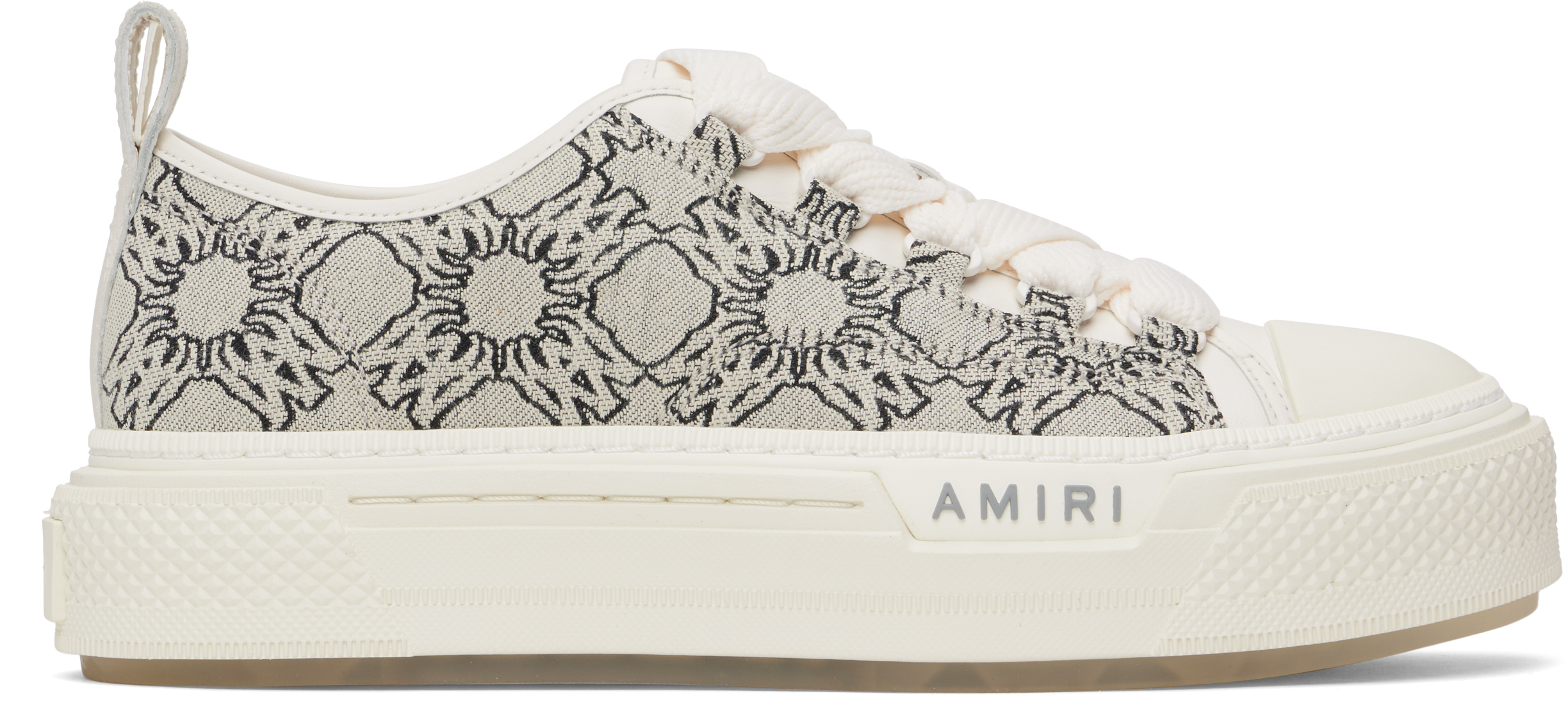 AMIRI Gray MA Quad Jacquard Court Low Sneakers - Casual