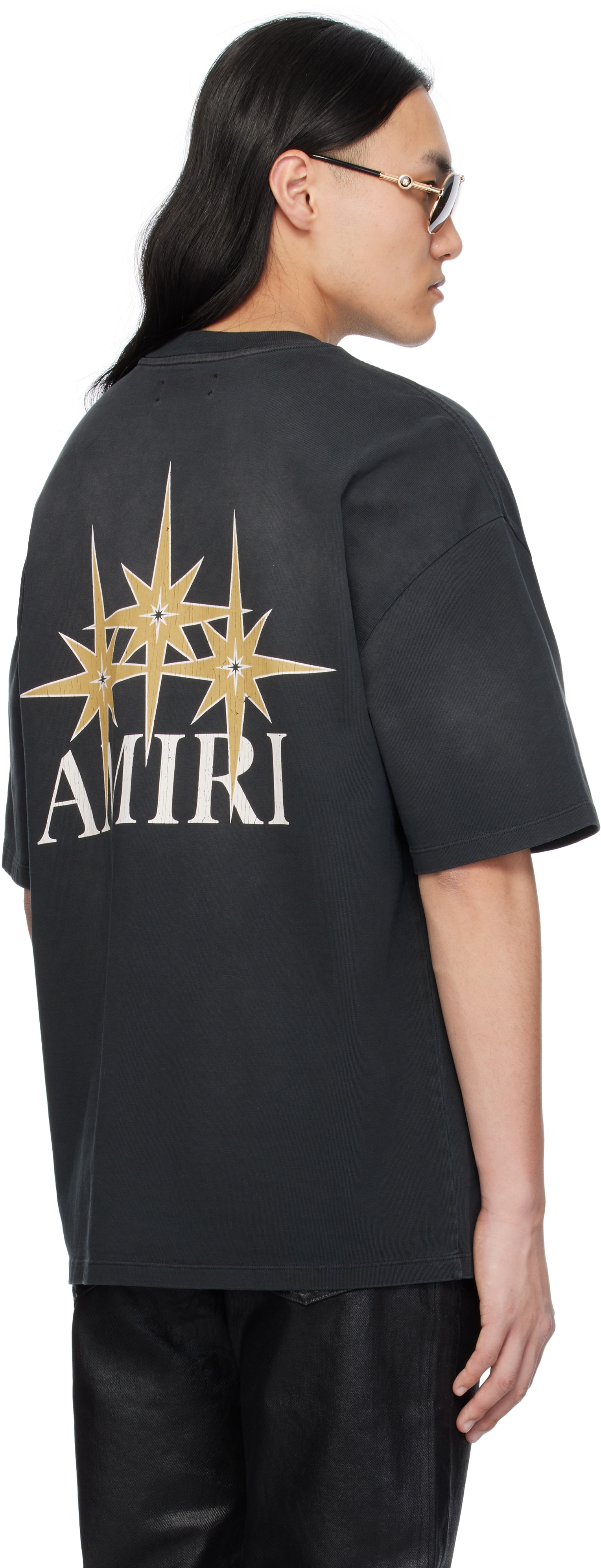 ★人気★【AMIRI 】STARBURST OVERSIZED Tシャツ AMIRI STARBURST OVERSIZED TEE - Black | AMIRI
