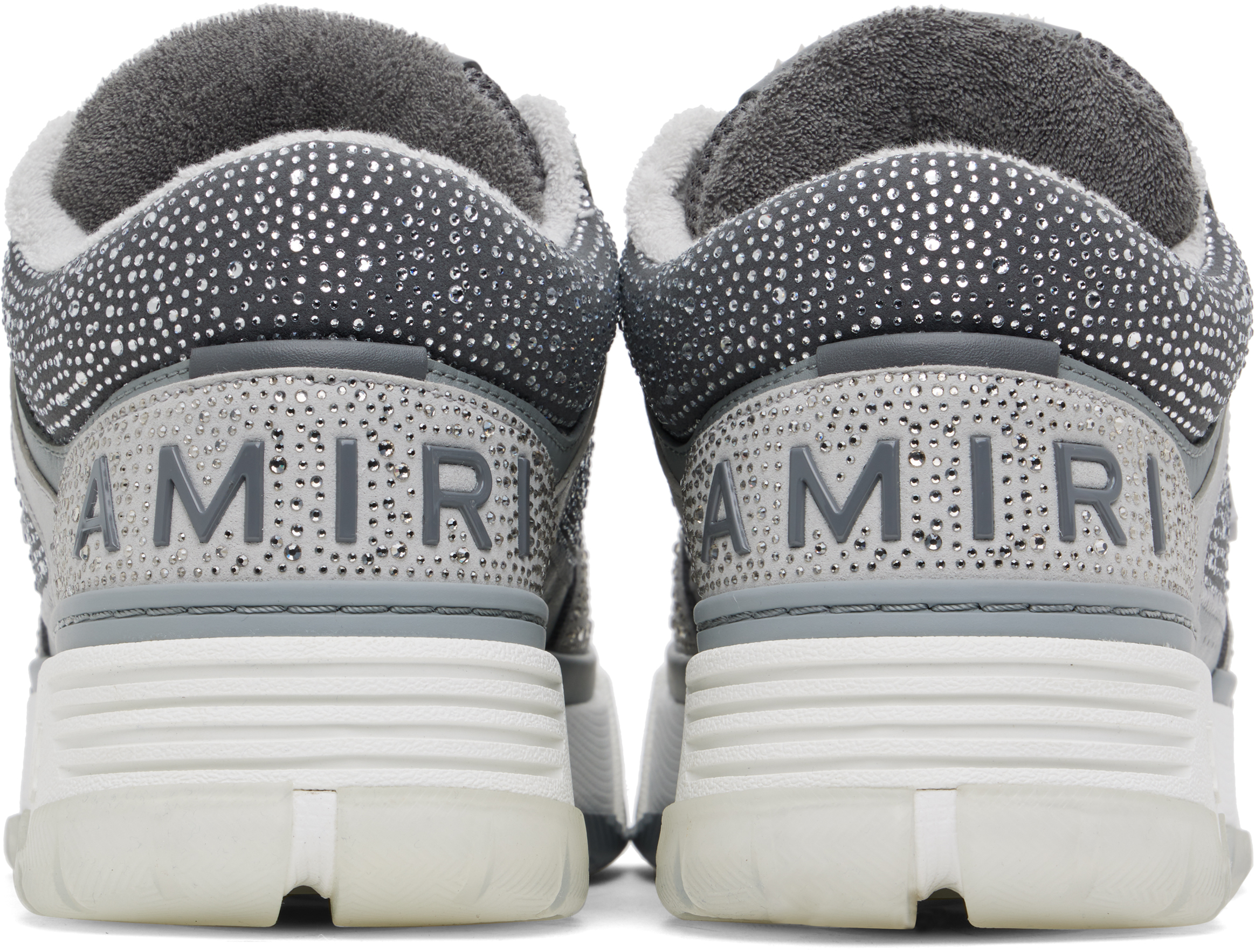 Shop Gray Crystal MA-1 Sneakers on Sale at BeyondStyle – Get