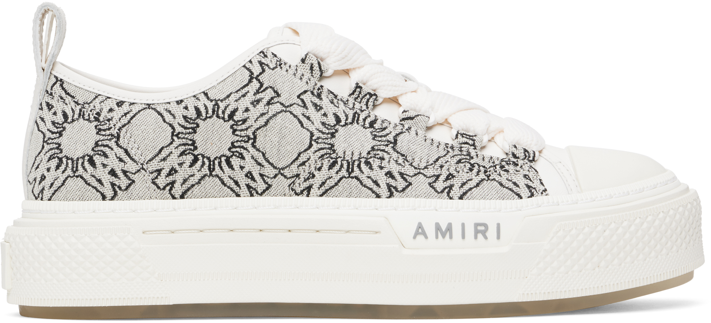AMIRI Gray MA Quad Jacquard Court Low Sneakers - Casual