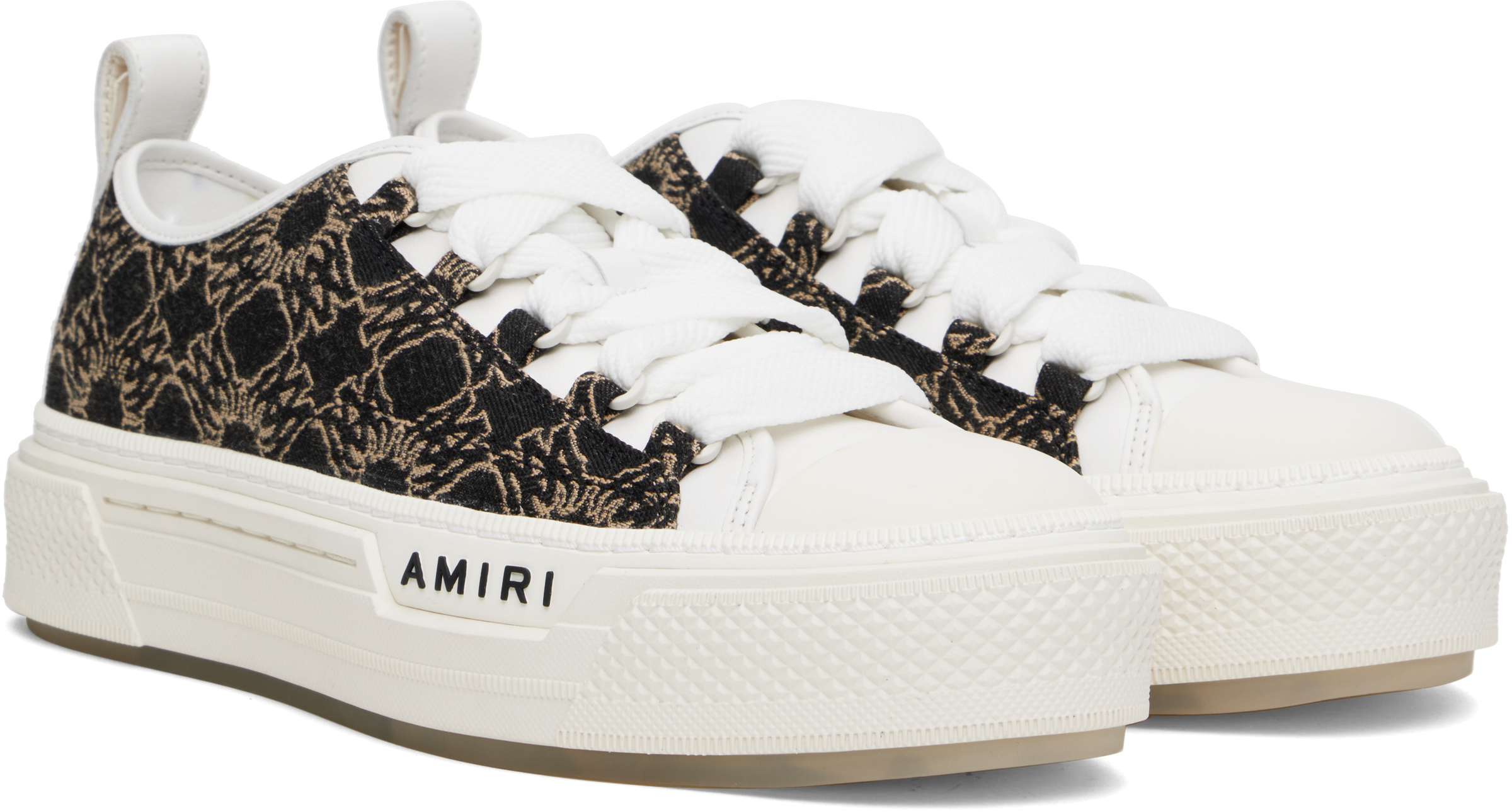 【AMIRI】MA Quad Denim Court ローカットスニーカー MA QUAD COURT LOW - Grey | AMIRI