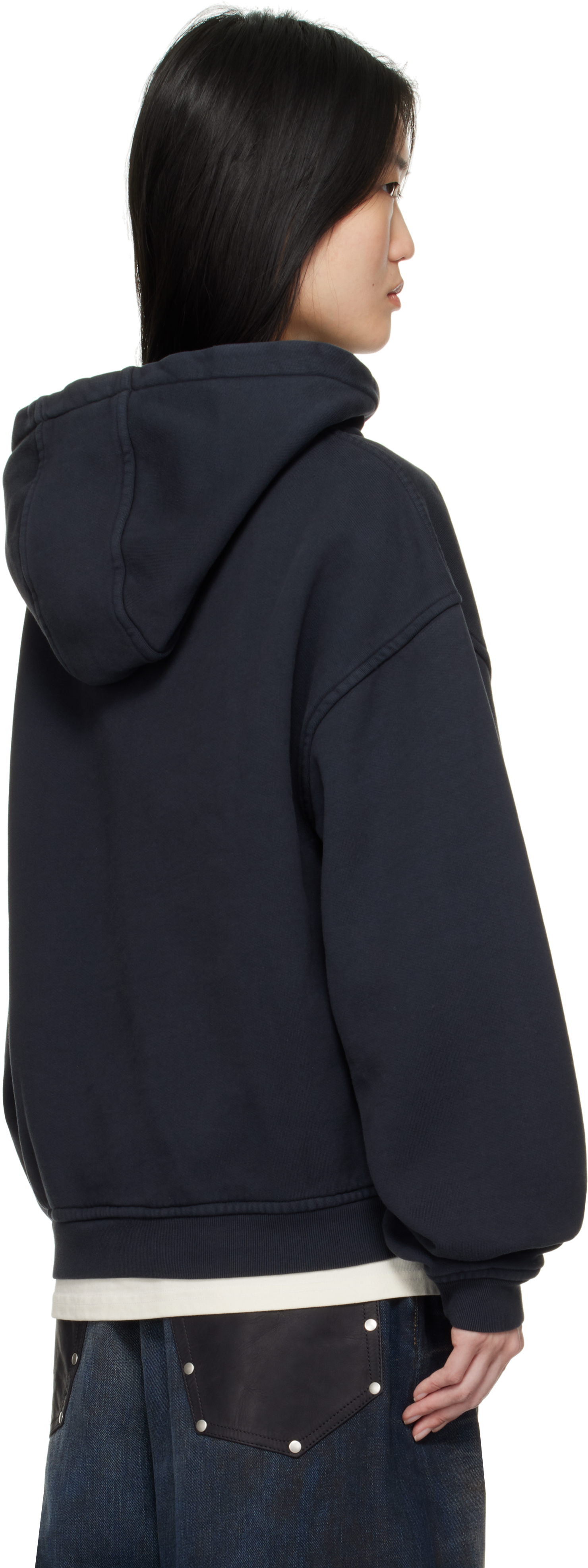 Rhude Navy 'Bay Of Angels Yacht Club' Hoodie - Hoodies