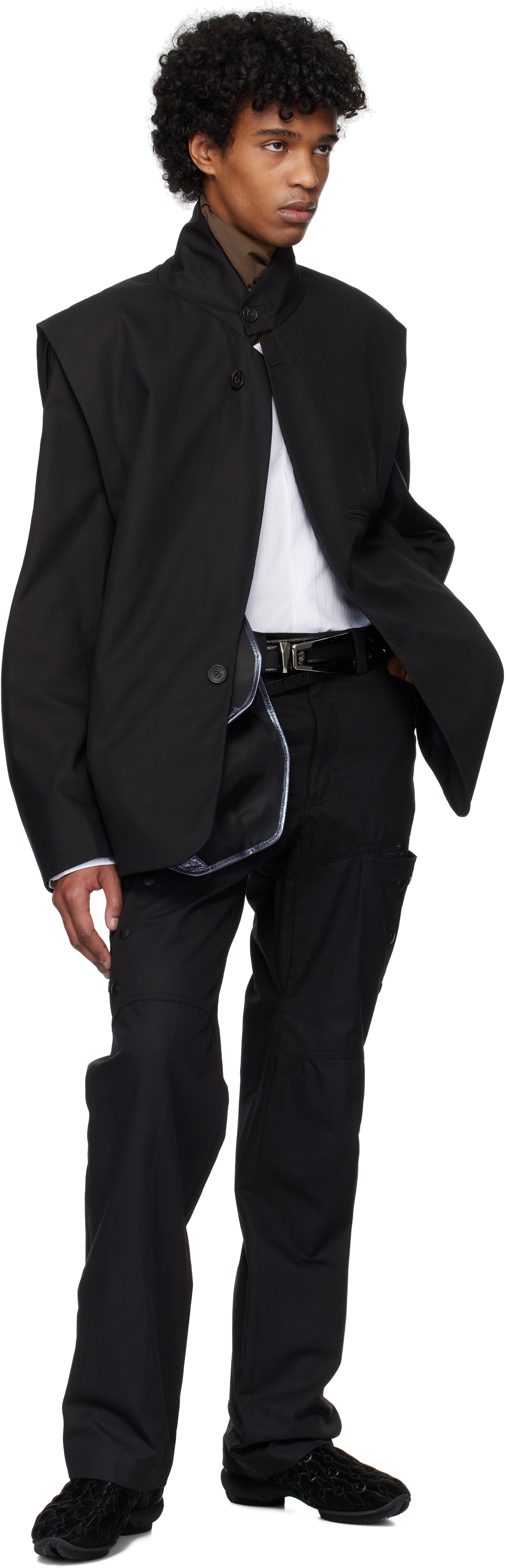 Black Navin K-Dart Blazer – On Sale Now with Up to 48% Off