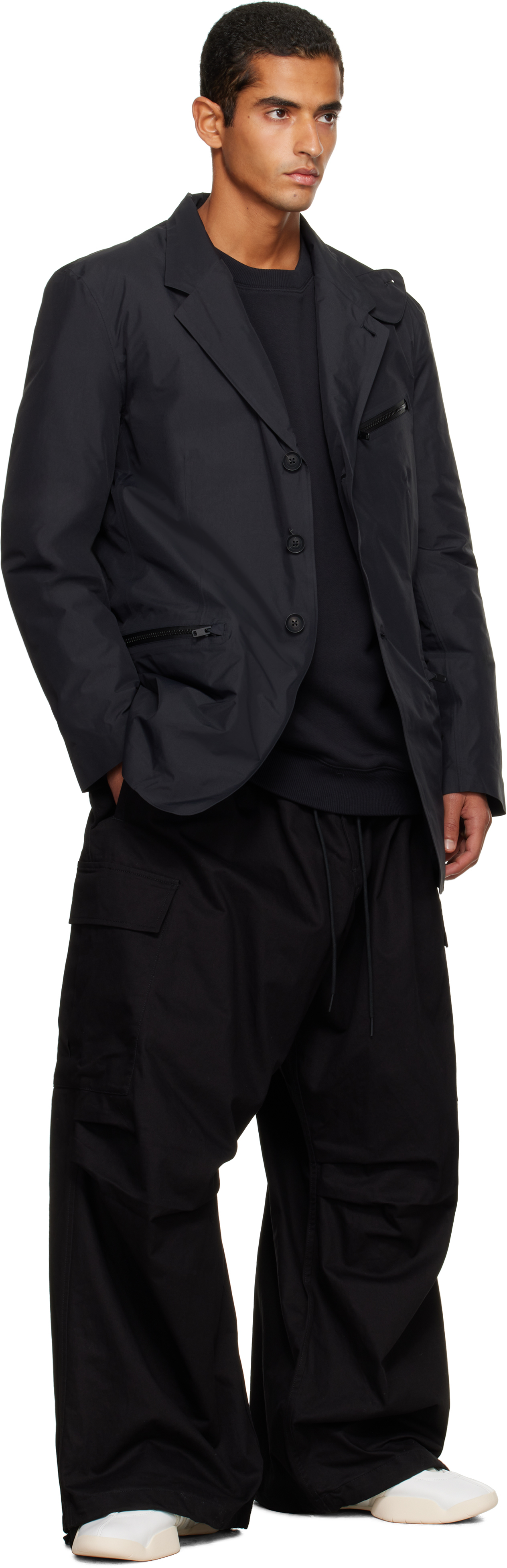 Y-3 Black GTX Padded Blazer - Suits - BeyondStyle