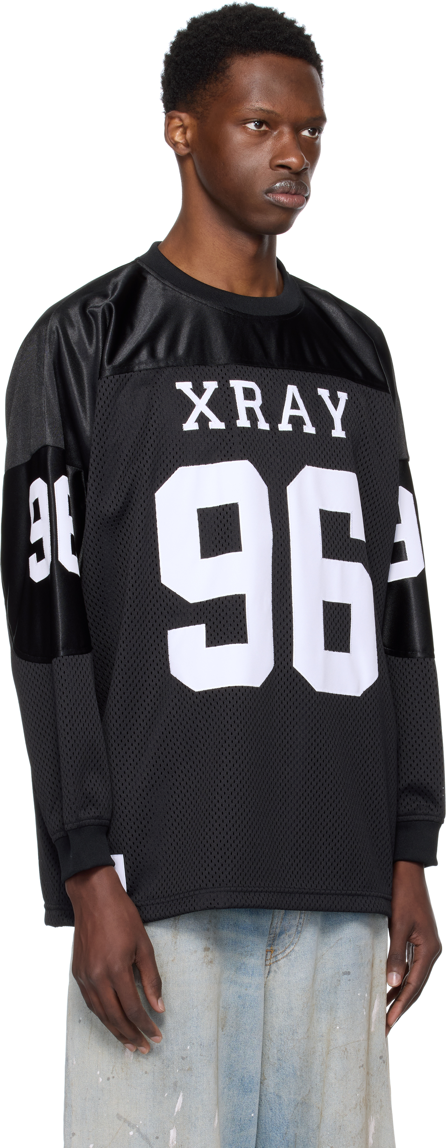 Wtaps Black 'XRAY 96' Netminder LS T-shirt - T-Shirts - BeyondStyle