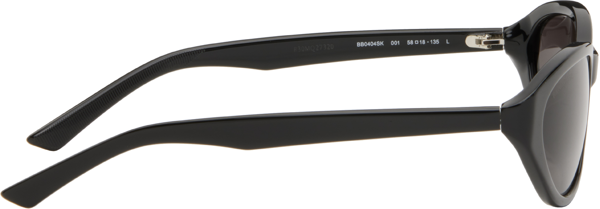 Balenciaga Black Neo Oval 2.0 Sunglasses - Accessories