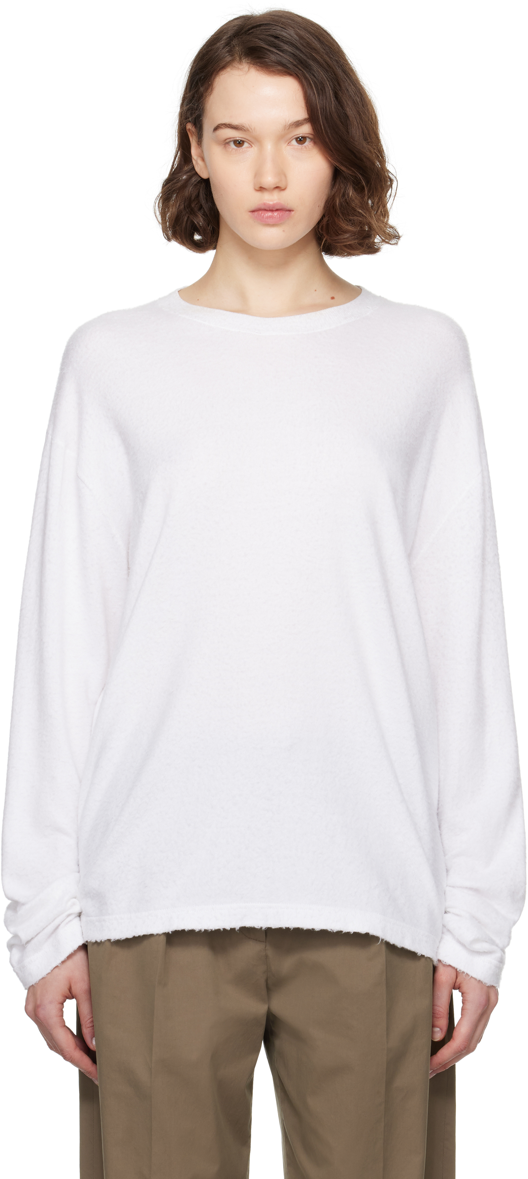 抜け感エリート【THE ROW】大人ミニマル Kabira Top ホワイト The Row White Kabira Top - Save Extra 10% OFF - BeyondStyle
