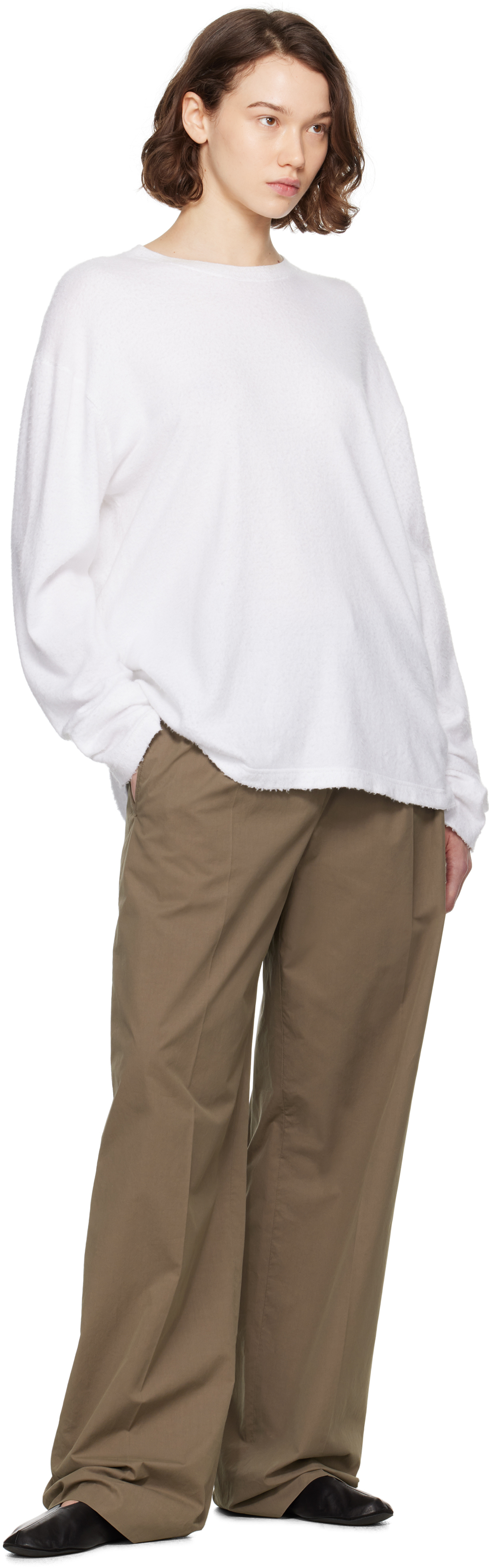 抜け感エリート【THE ROW】大人ミニマル Kabira Top ホワイト The Row White Kabira Top - Save Extra 10% OFF - BeyondStyle