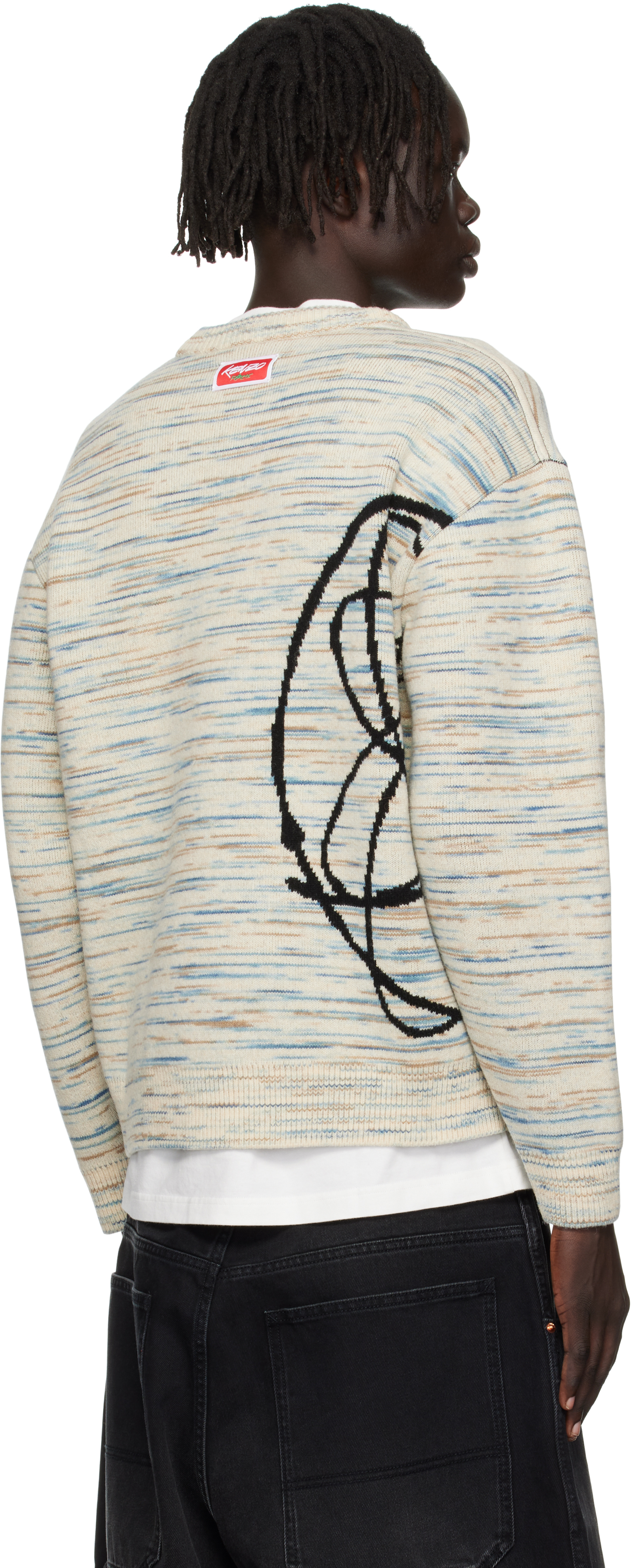 Homme Plissé Issey Miyake Beige Tight Twist Cotton Knit Sweater