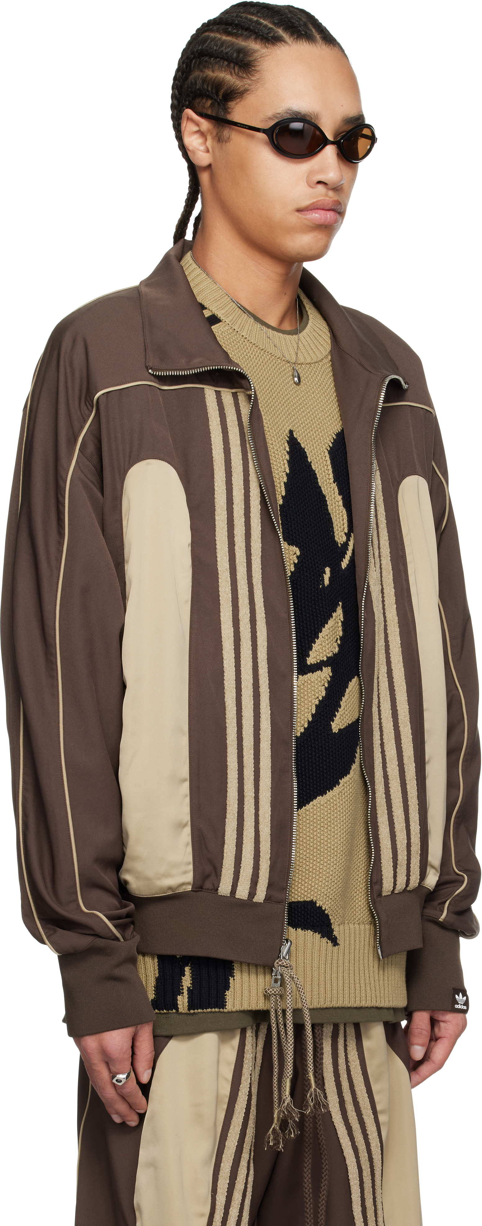 Brown adidas Originals Edition 005 Woven Track Jacket – On