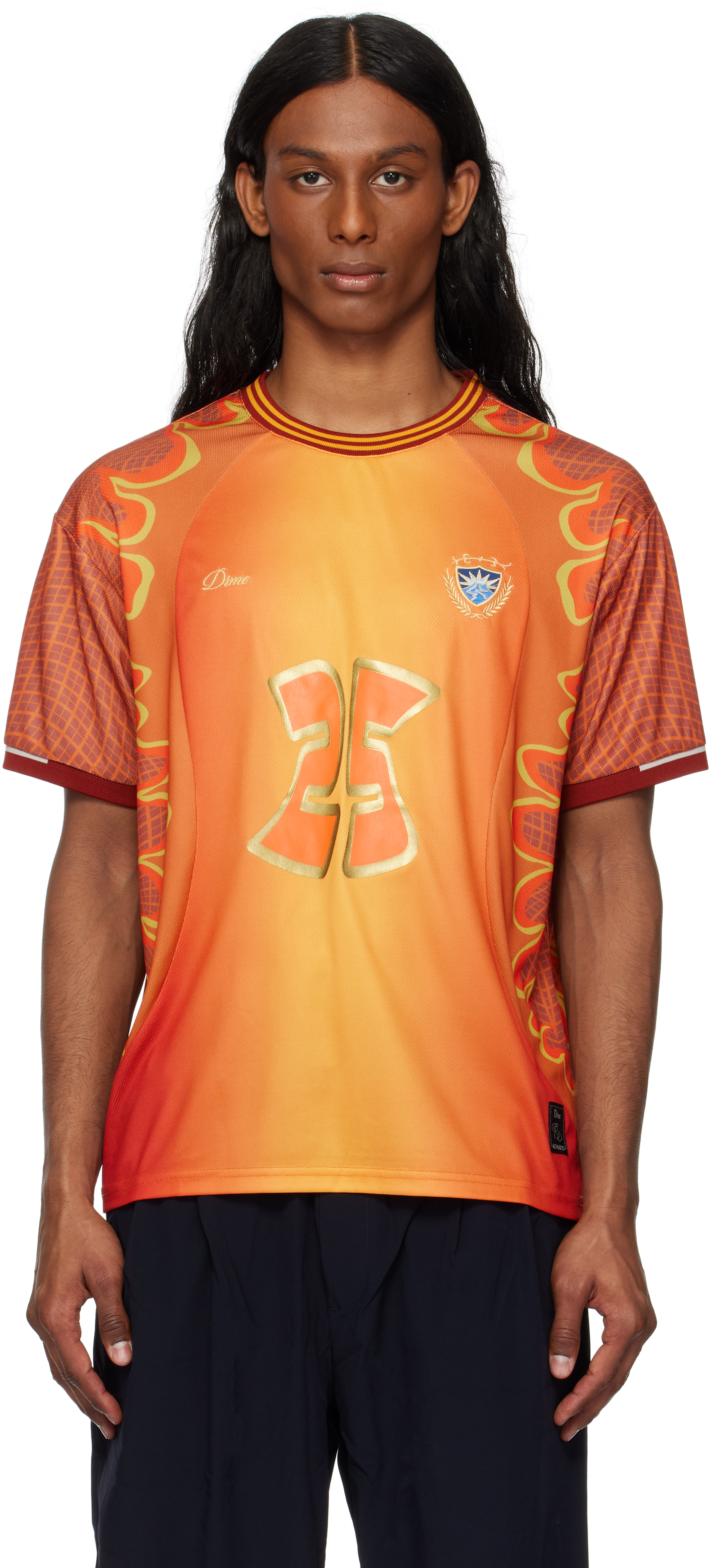 【最安値】Dime holy Flame jersey Dime Holy flame jersey t-shirt | SILVER FIRE | SEVENSTORE