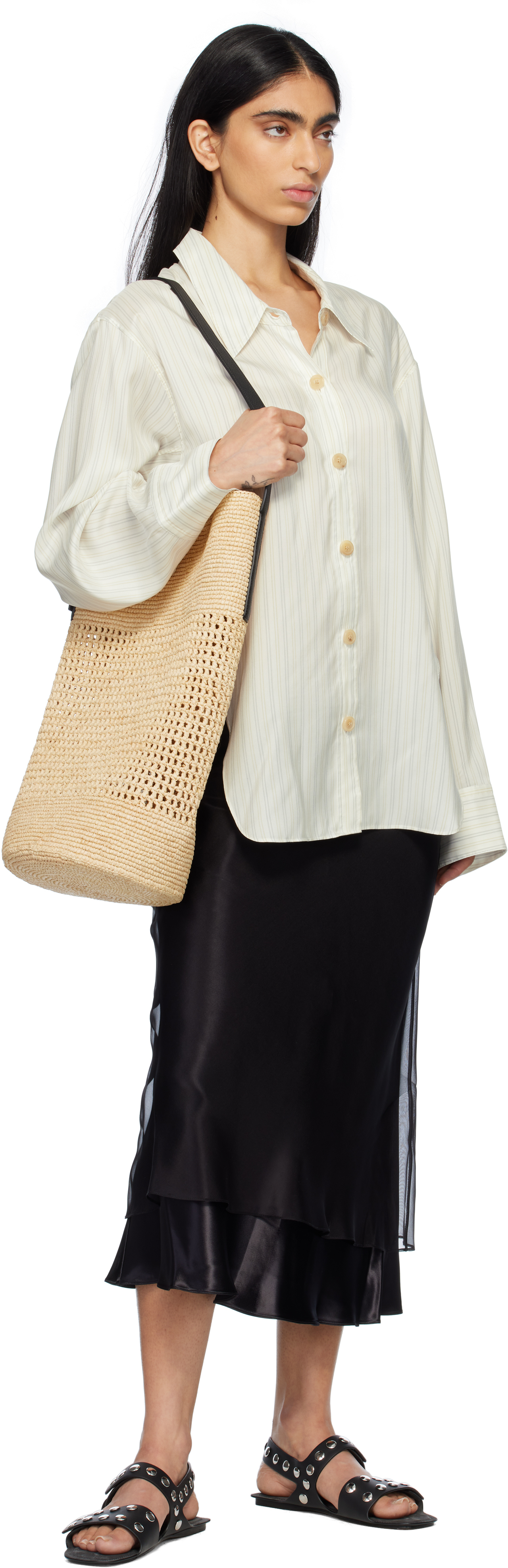 【関税込み】KHAITE ベージュ Billie Bucket トートバッグ Khaite Beige Billie Bucket Tote - Tote Bags - Compare Prices