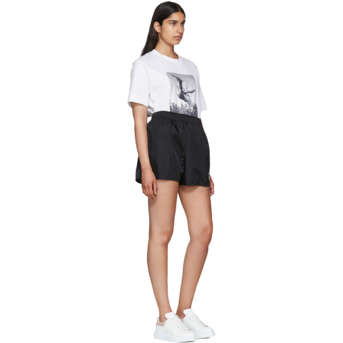 ALEXANDER MCQUEEN White & Pink Oversized Sneakers
