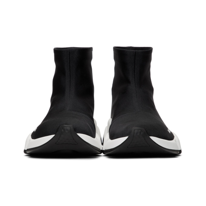 BALENCIAGA Black Bonded Speed Sneakers