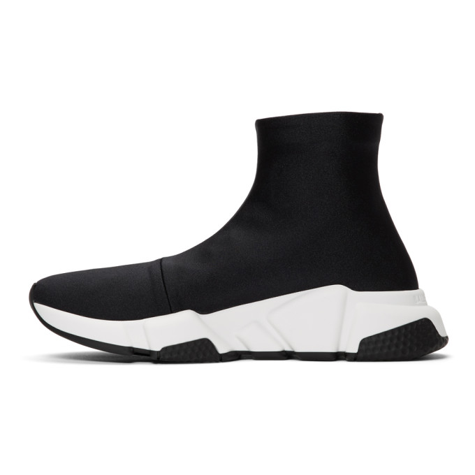 BALENCIAGA Black Bonded Speed Sneakers