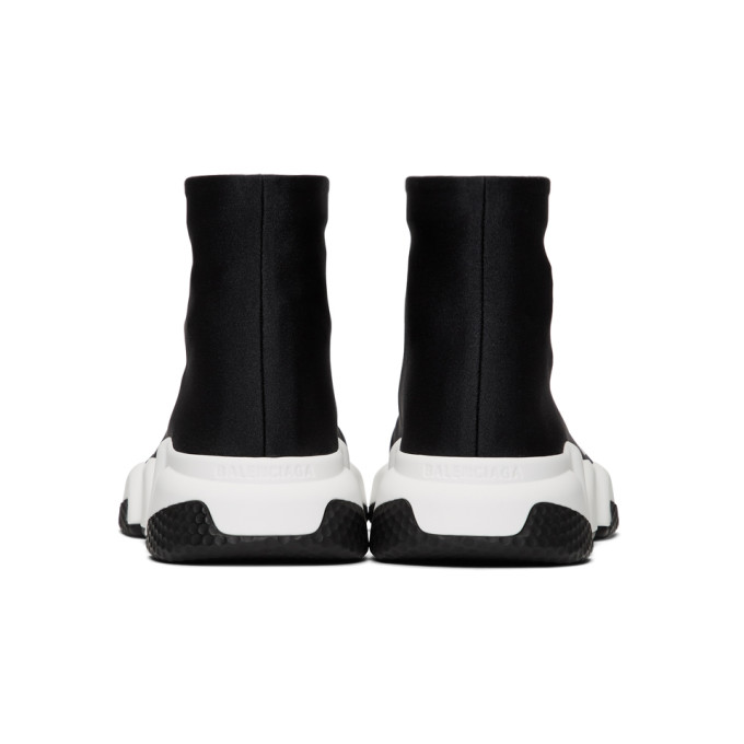 BALENCIAGA Black Bonded Speed Sneakers