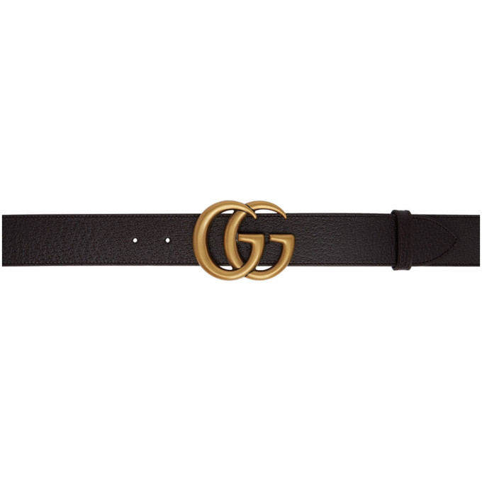 GUCCI GUCCI BROWN GG BELT