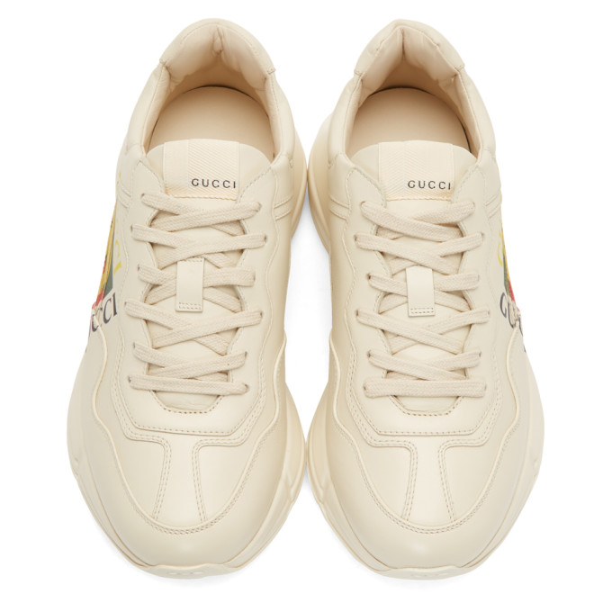 GUCCI Off-White Box Logo Ryhton Sneakers