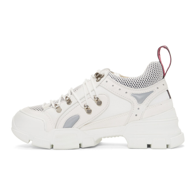 GUCCI White Flashtrek Sneakers
