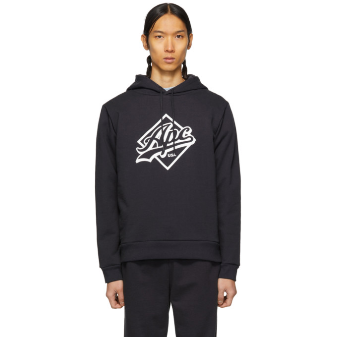 A.P.C. A.P.C. NAVY WAYNE HOODIE