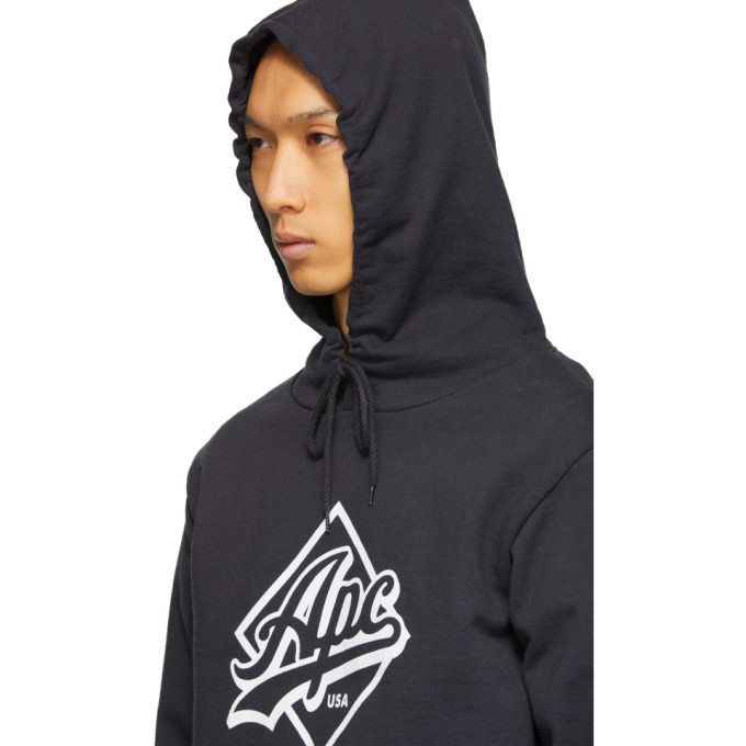 A.P.C. A.P.C. NAVY WAYNE HOODIE