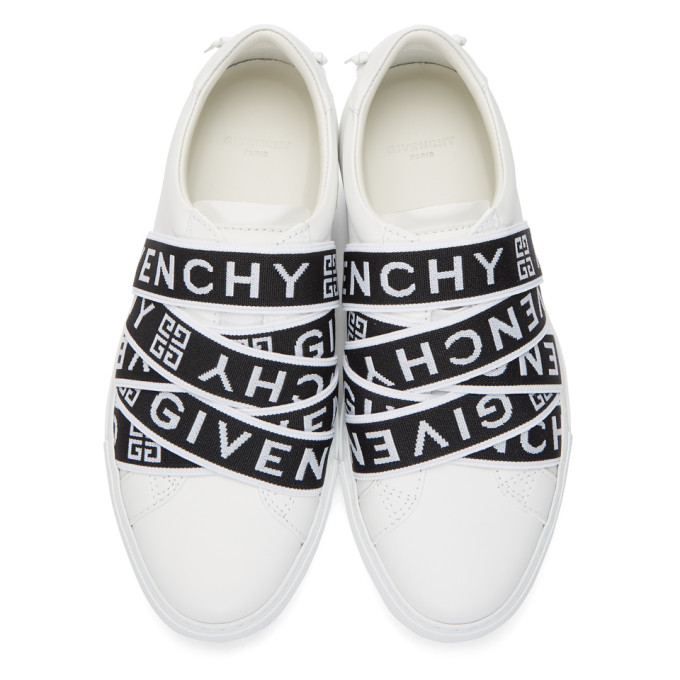 GIVENCHY GIVENCHY WHITE 4G ELASTIC URBAN KNOTS SNEAKERS