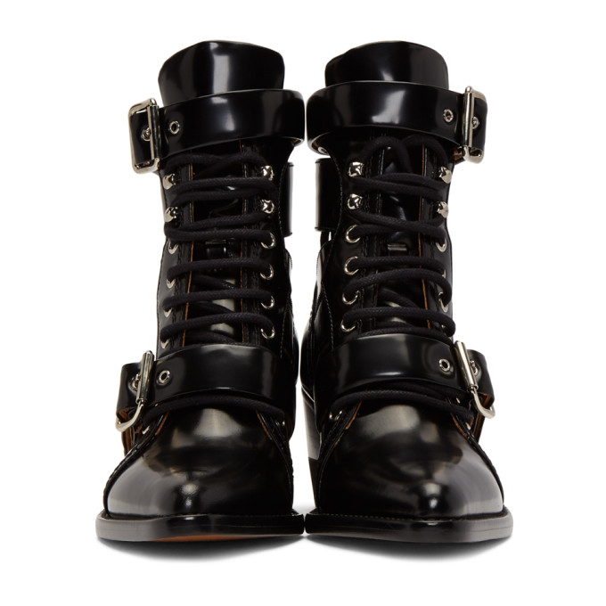 CHLOÉ CHLOE BLACK RYLEE MEDIUM BOOTS