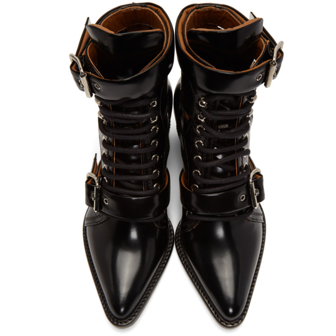 CHLOÉ CHLOE BLACK RYLEE MEDIUM BOOTS