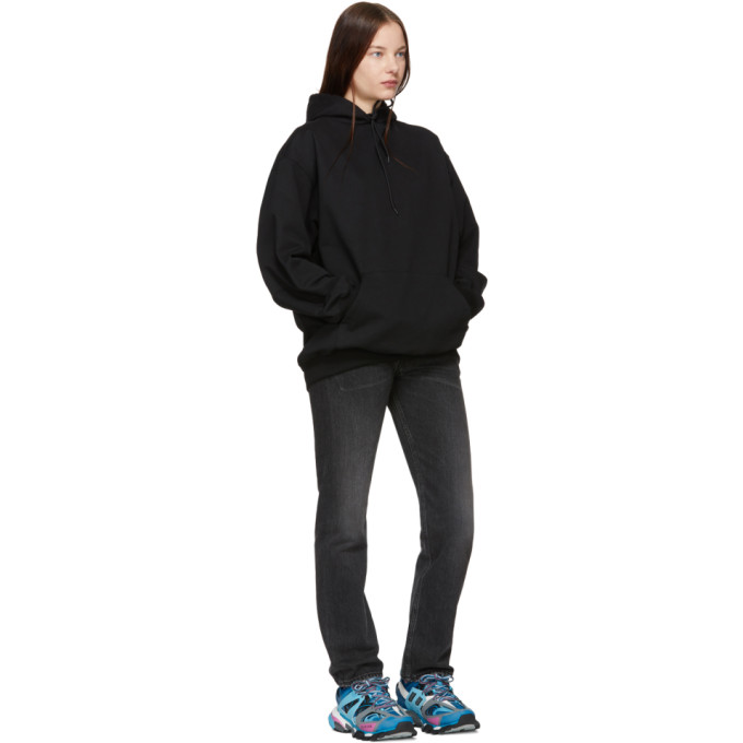 BALENCIAGA Blue & Pink Track Sneakers