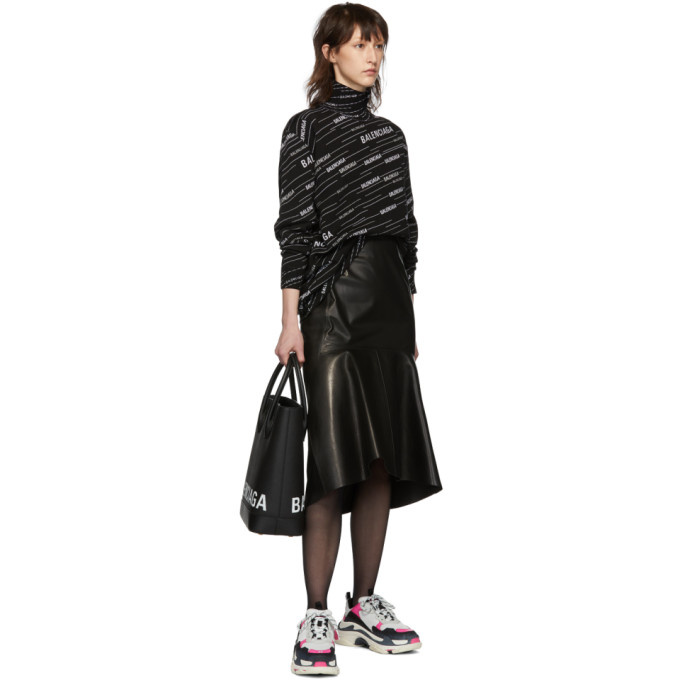 BALENCIAGA BALENCIAGA WHITE AND PINK TRIPLE S SNEAKERS