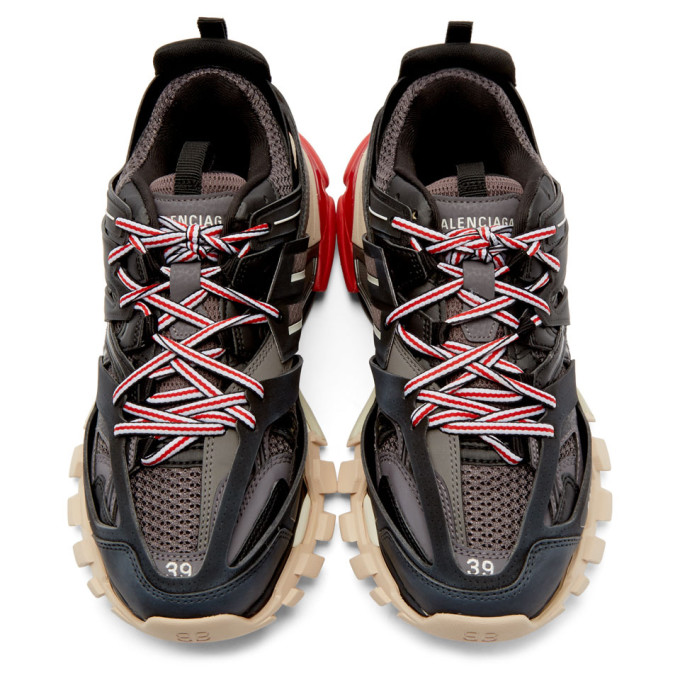 BALENCIAGA BLACK & GREY TRACK SNEAKERS