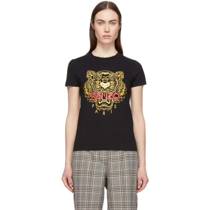 kenzo t shirt gold tiger