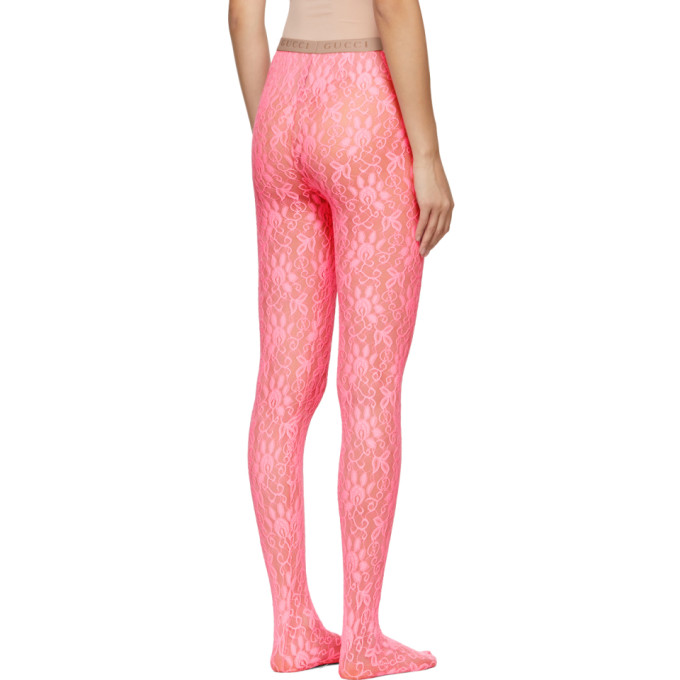 gucci tights pink