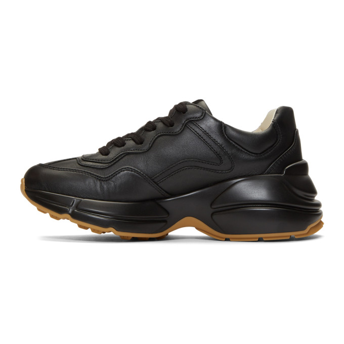 GUCCI GUCCI BLACK VINTAGE RYTHON SNEAKERS