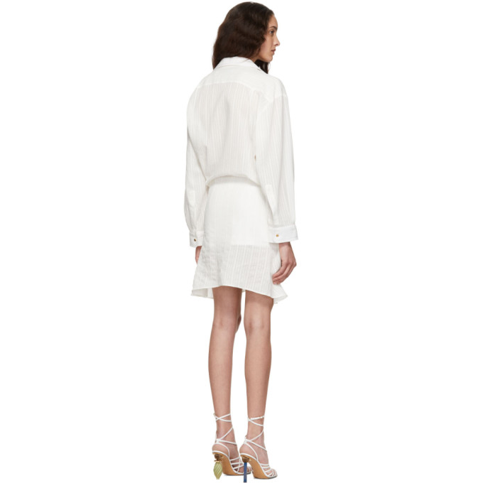 JACQUEMUS JACQUEMUS OFF-WHITE LA ROBE ALASSIO DRESS