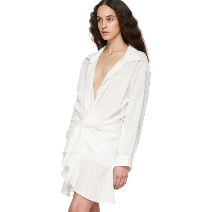 JACQUEMUS JACQUEMUS OFF-WHITE LA ROBE ALASSIO DRESS