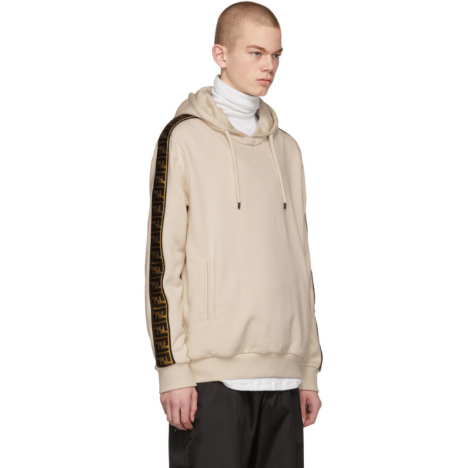 fendi tape hoodie