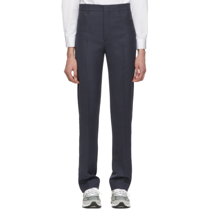 TOTÊME TOTEME BLUE TROIA TROUSERS