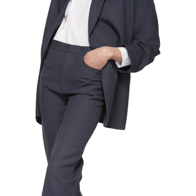 TOTÊME TOTEME BLUE TROIA TROUSERS