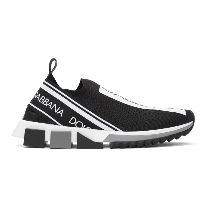 Click to view more detailed imagery on our partner's website Dolce & Gabbana Sorrento Sneakers With Logo Color Black / White