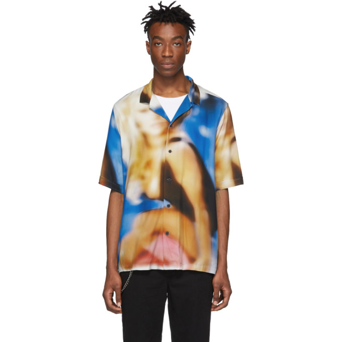 Click to view more detailed imagery on our partner's website Ksubi Pin Me Up Graphic-print Relaxed-fit Woven Shirt In Multicolour