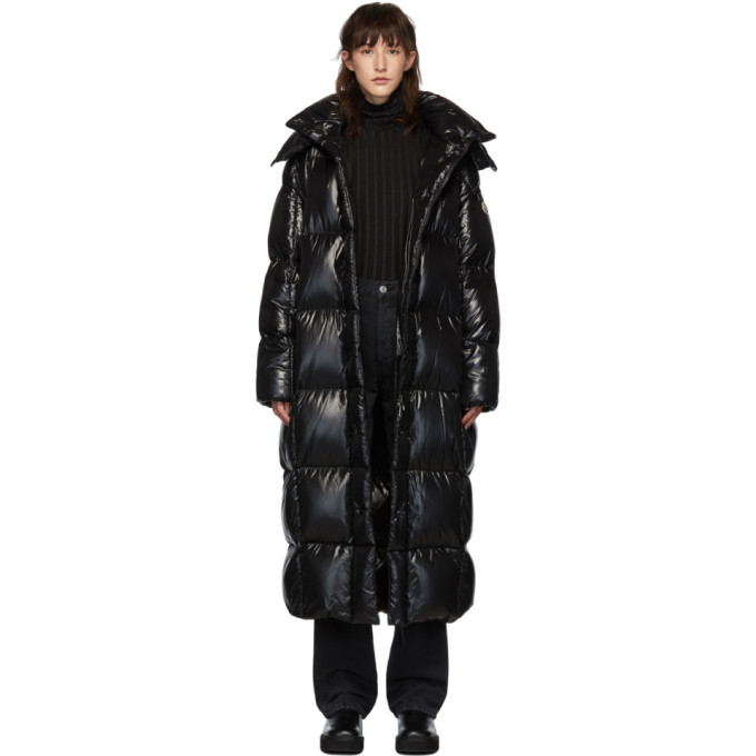 MONCLER SSENSE EXCLUSIVE BLACK DOWN PARNAIBA COAT