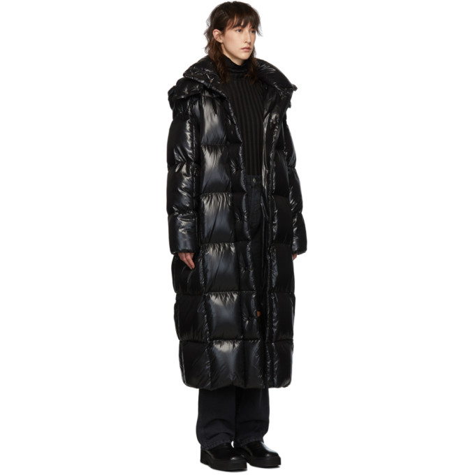 MONCLER SSENSE EXCLUSIVE BLACK DOWN PARNAIBA COAT