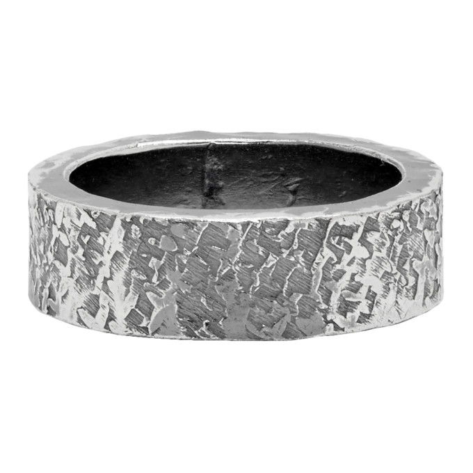 CHIN TEO CHIN TEO SILVER SILK RING