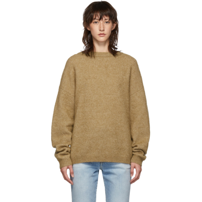 ACNE STUDIOS ACNE STUDIOS BROWN MOHAIR OVERSIZED SWEATER