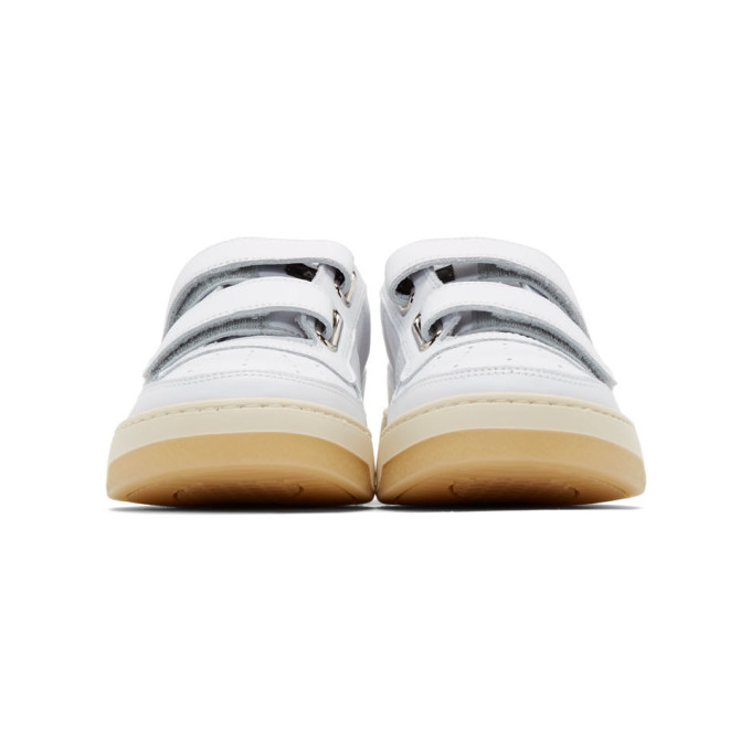 ACNE STUDIOS ACNE STUDIOS WHITE PEREY STRAP SNEAKERS