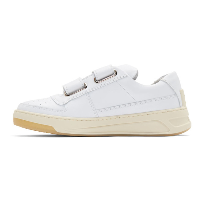 ACNE STUDIOS ACNE STUDIOS WHITE PEREY STRAP SNEAKERS