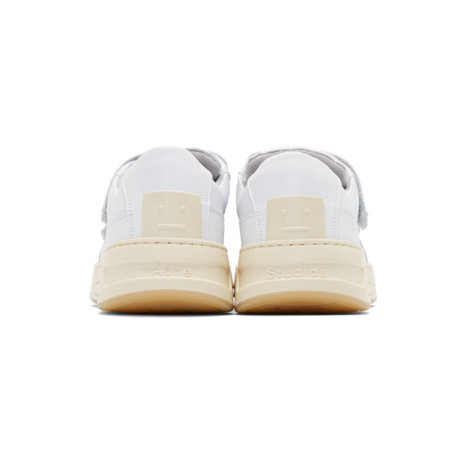 ACNE STUDIOS ACNE STUDIOS WHITE PEREY STRAP SNEAKERS